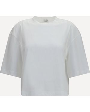Brunello Cucinelli Oversized Short-Sleeve T-Shirt - White