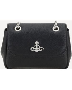 Vivienne Westwood Borsa A Tracolla Con Logo Orb - Nero