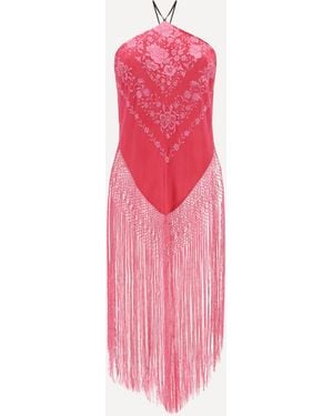 Conner Ives Piano Shawl Top - Pink