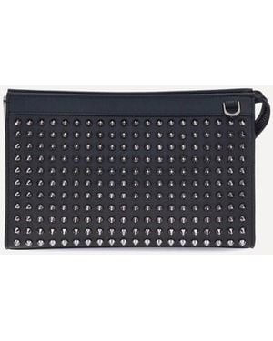 Christian Louboutin Studded Shoulder Bag - Blue