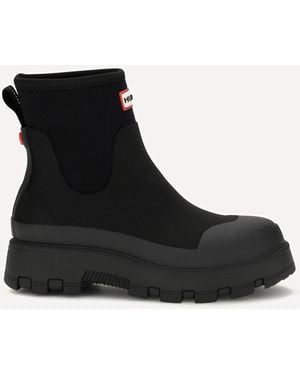 HUNTER Chelsea Booties - Black
