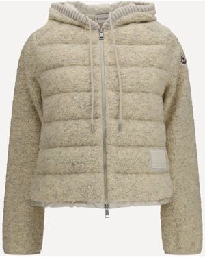 Moncler Padded Teddy Hoodie - Natural