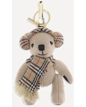 Burberry Thomas Bear Keychain - White