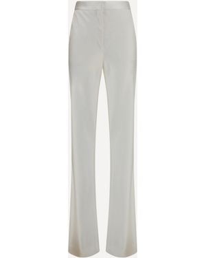 Tom Ford Bias-Cut Polka-Dot Trousers - White