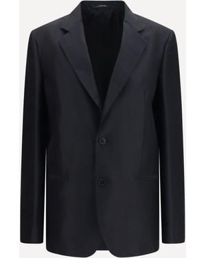 Gucci Silk Faille Jacket - Blue