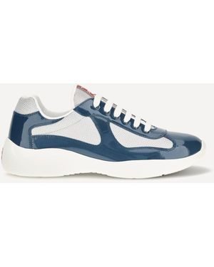 Prada America's Cup Trainers Petrolio+Argento - Blue