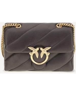 Pinko Love Mini Puff Shoulder Bag - White