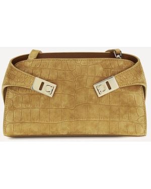 Ferragamo Hug Clutch - Natural