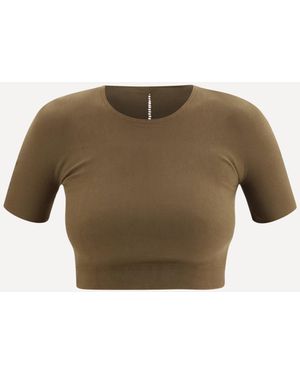 Wolford Seamless Fitted Sports T-Shirt - Natural