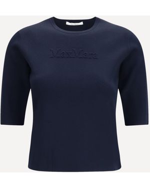 Max Mara Pure Mxpaustero T-Shirt - Blue