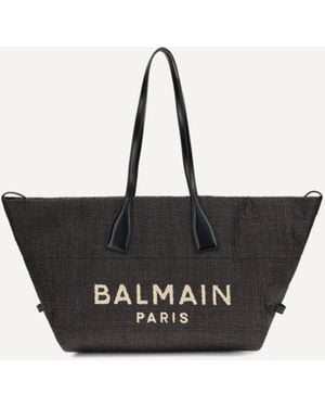 Balmain Track Shoulder Bag - Black