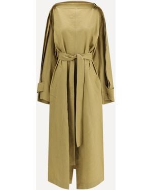 Petar Petrov Trench Coat Dress - Green