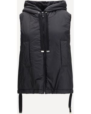 Max Mara Hooded Padded Vest - Blue