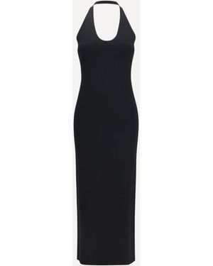 TOTEME Halter-Neck Knit Dress - Blue