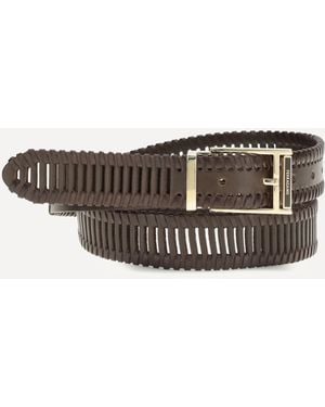 Ferragamo Adjustable Belt - White