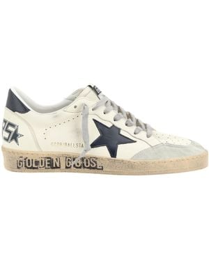 Golden Goose Ball Star Trainers - White