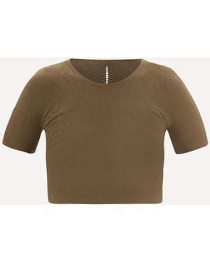 Wolford Seamless Fitted Sports T-Shirt - Natural