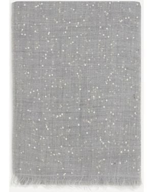 Brunello Cucinelli Cashmere Scarf - Gray