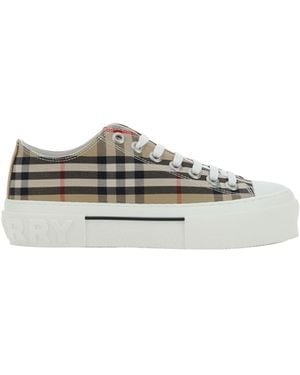 Burberry Tnr Jack Low Trainers - White