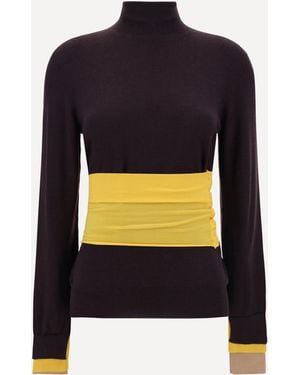 Fendi Maglione Dolcevita - Blu