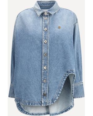 The Attico Denim Shirt - Blue