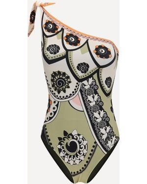 La DoubleJ Costume Da Bagno Intero Monospalla Goddess - Multicolore