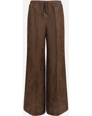 True Royal Nicole Trousers - Brown