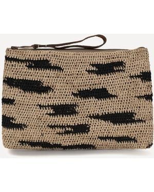 IBELIV Ampy Zebra Clutch - Natural