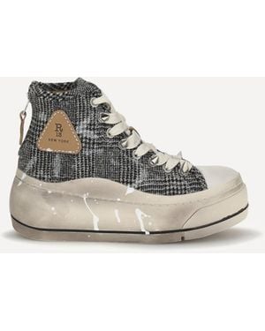 R13 High Top Trainers - White