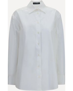 Dolce & Gabbana Classic Cotton Shirt - White