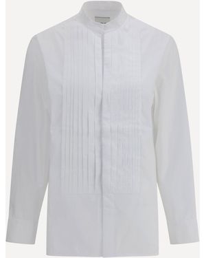 Sa Su Phi Petra Tuxedo Shirt - White
