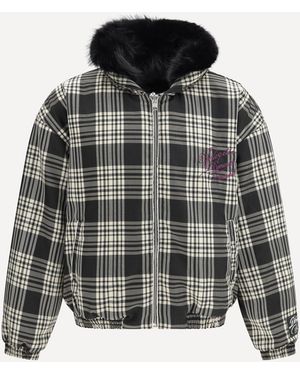 PDF CHANNEL Reversible Hooded Bomber - Black