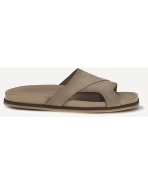 Santoni Leather Sandals - Natural