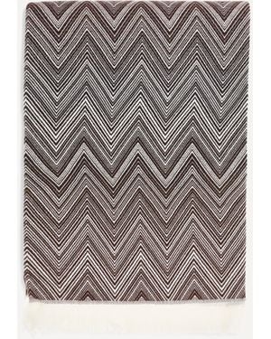 Missoni Plaid Timmy Con Frange - Grigio