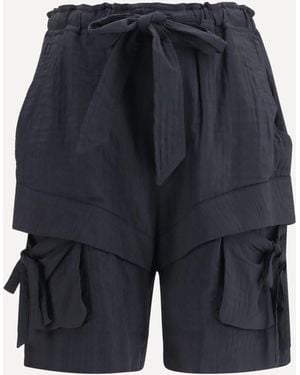 Isabel Marant Marant Etoile Viscose And Cotton Shorts - Blue