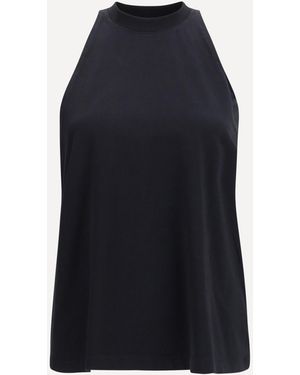 DARKPARK Milla Cut-Out Cotton Tank Top - Blue