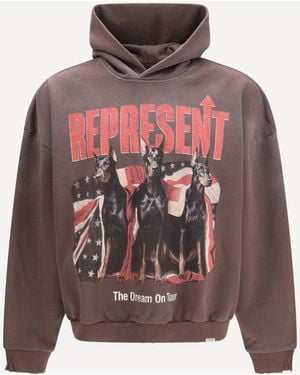 Represent Dream On Tour Hoodie - Brown