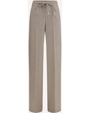 Kiton Cashmere Drawstring Trousers - Natural
