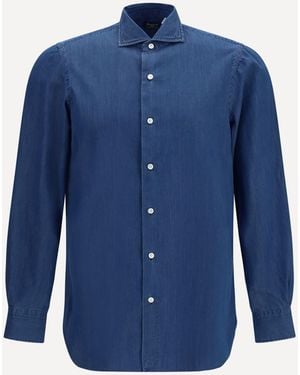 Finamore 1925 Napoli Shirt - Blue