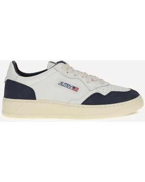 Autry Medalist Low Sneakers/Denim - White