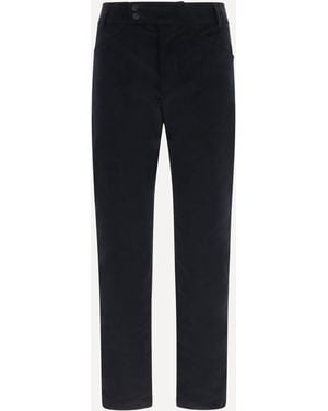 Dolce & Gabbana Velvet Trousers - Blue