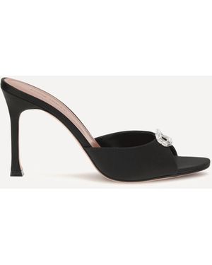 AMINA MUADDI Camelia Mule Sandals - Natural