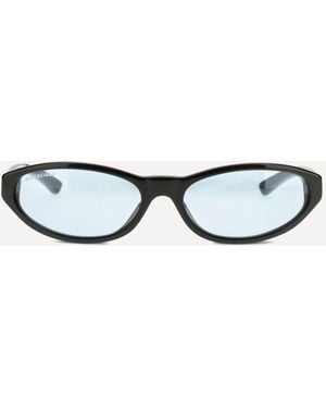 Balenciaga Neo Round Sunglasses - White