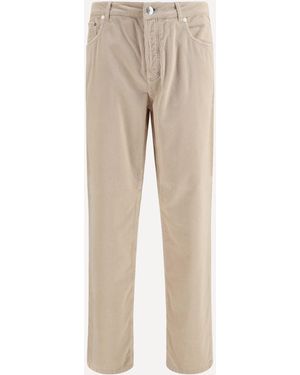 Brunello Cucinelli Corduroy Trousers - Natural
