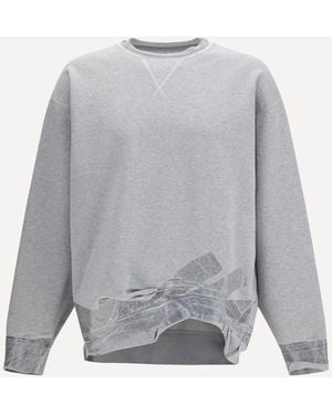 Margiela Taped Jersey Sweatshirt - Grey