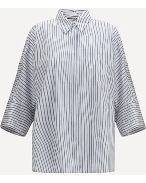 Max Mara Camicia Avenue A Righe - Blu
