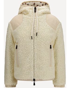 Moncler Reversible Bouclé Jacket - Natural