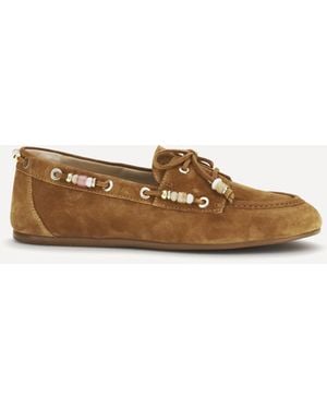 Stuart Weitzman Majorca Tinsley Loafers - Natural