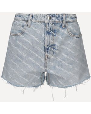 Alexander Wang Bite Denim Shorts - Blue