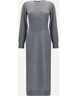 Givenchy Open Back Long Dress - Gray